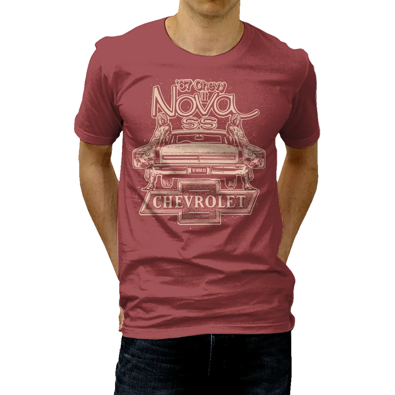 1967 Chevy Nova SS T-Shirt college Fit For Comfort