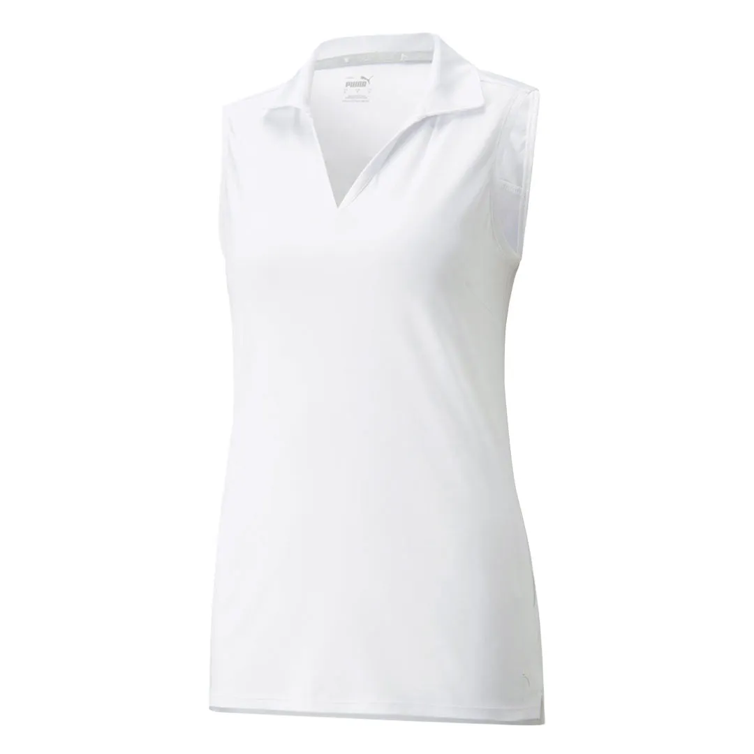 Quick Release Buckle Mechanism Puma - Women's Cloudspun Coast Sleeveless Polo (532992 01)