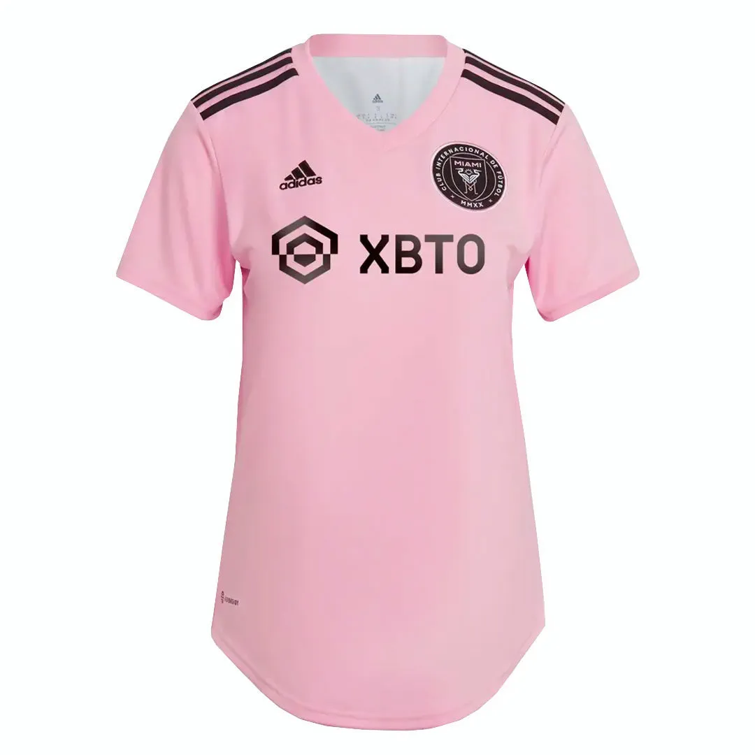 adidas - Women's Inter Miami CF Lionel Messi Home Jersey (JE9703) Heat Retention Lining Fade Resistant Dye Method