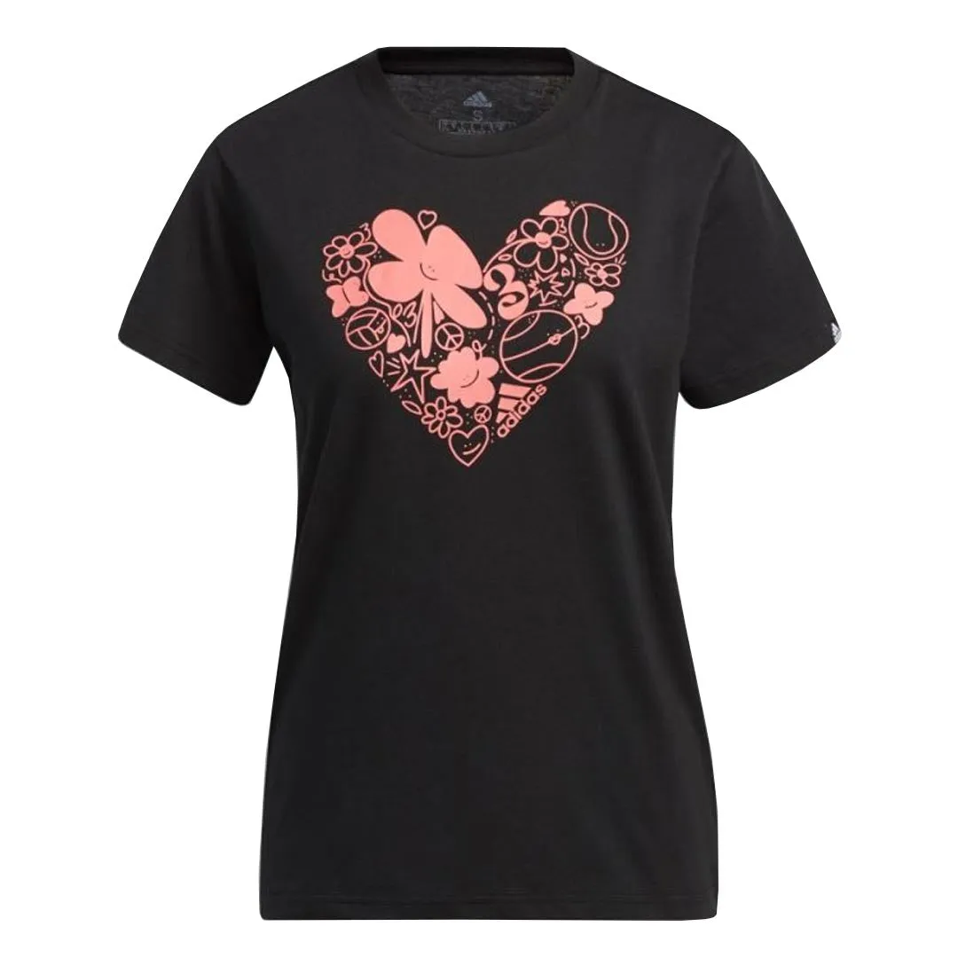 Non Irritating Edging FullLengthZip adidas - Women's Fun Graphic T-Shirt (HE4913)