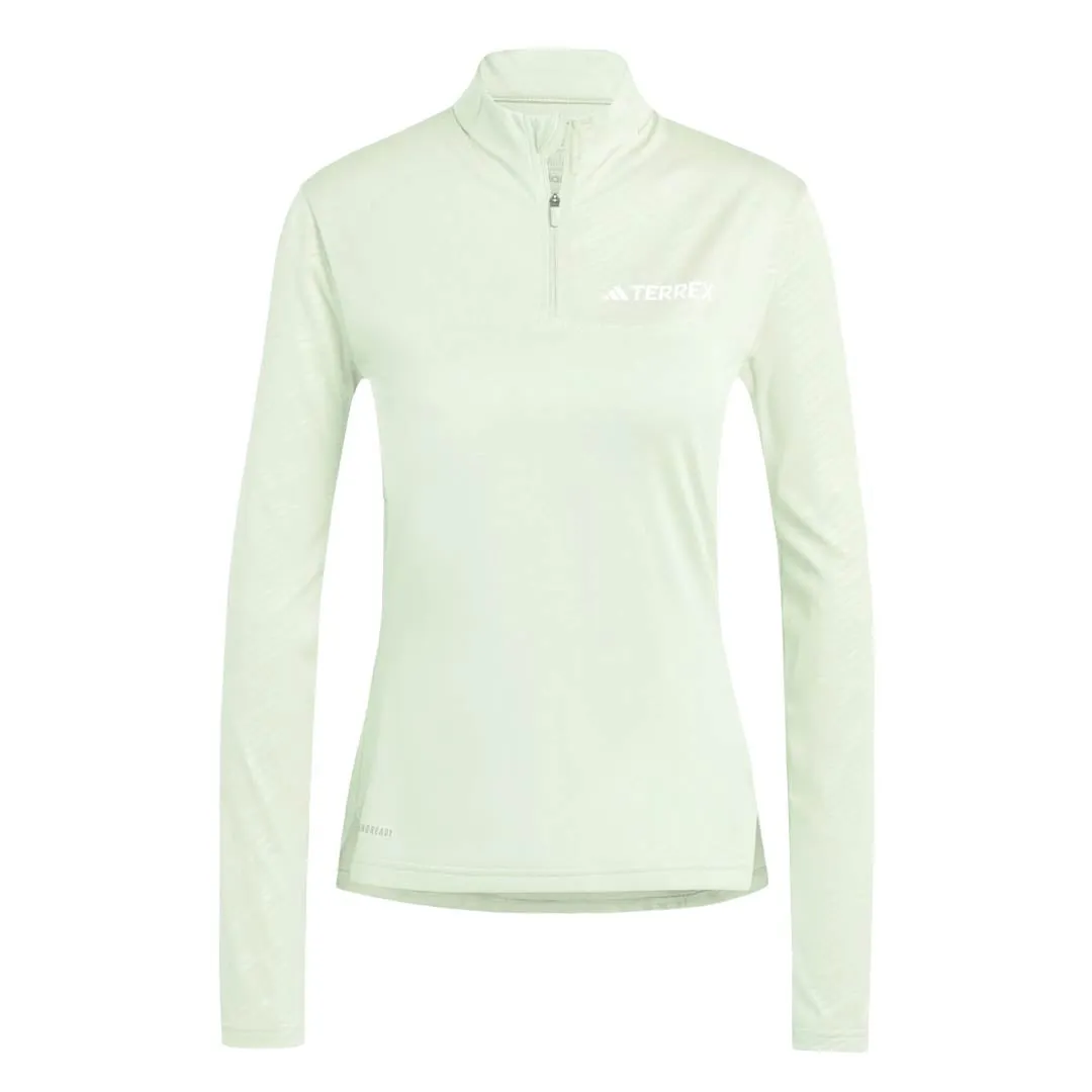 Versatile Fit Layer adidas - Women's Terrex 1/4 Zip Long Sleeve T-Shirt (IP4807)