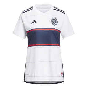 adidas - Women Vancouver Whitecaps FC 23/24 Home Jersey (HU1388) Teflon Finish Hypoallergenic Fibers
