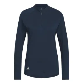 adidas - Women's 1/4 Zip Long Sleeve Polo (HY3974) Casual Outdoor Look
