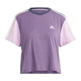 Flexible Insulation adidas - Women's 3-Stripes Crop T-Shirt (IM0365)