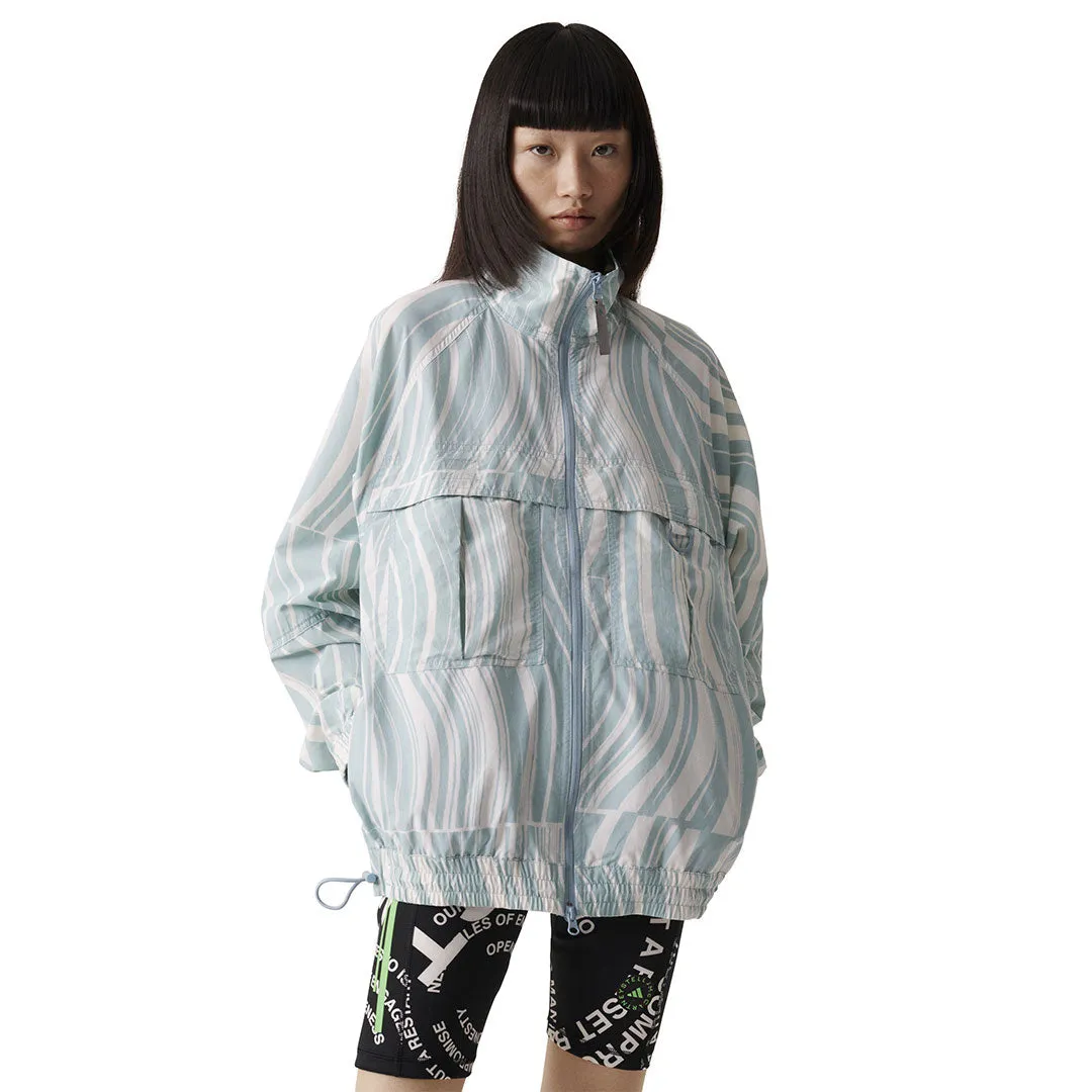 Thermal Insulation Double layer fabric adidas - Women's adidas By Stella McCartney Truecasuals Printed Tracktop (HT1102)