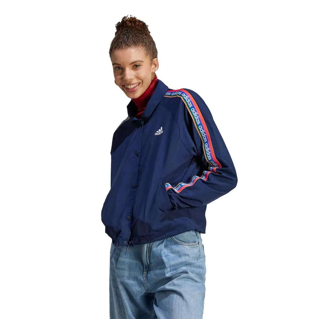 Durable Outer Layer Comfy Layers adidas - Women's adidas x FARM Rio Coach Jacket (IM2366)