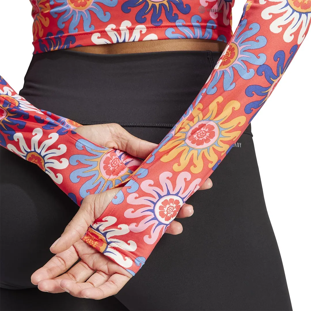 Thermal Lining Tech ErgonomicFit adidas - Women's adidas x FARM Rio Crop Long Sleeve T-Shirt (IM2361)