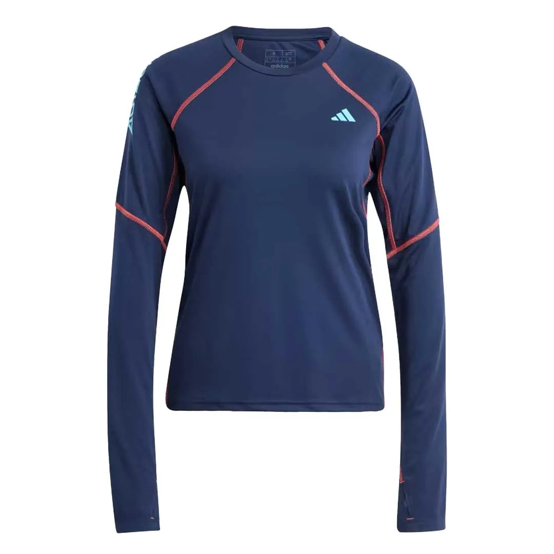 adidas - Women's Adizero Running LS T-Shirt (IK6548) Layer Piece Thermo Regulating Fabric