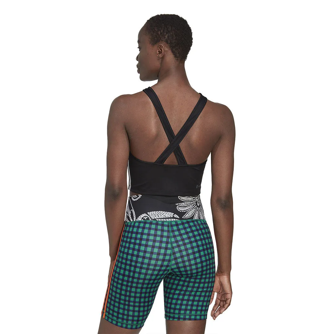 adidas - Women's AEROREADY Made For Training 3-Stripes Crop Tank Top (HN1049) Compact Design