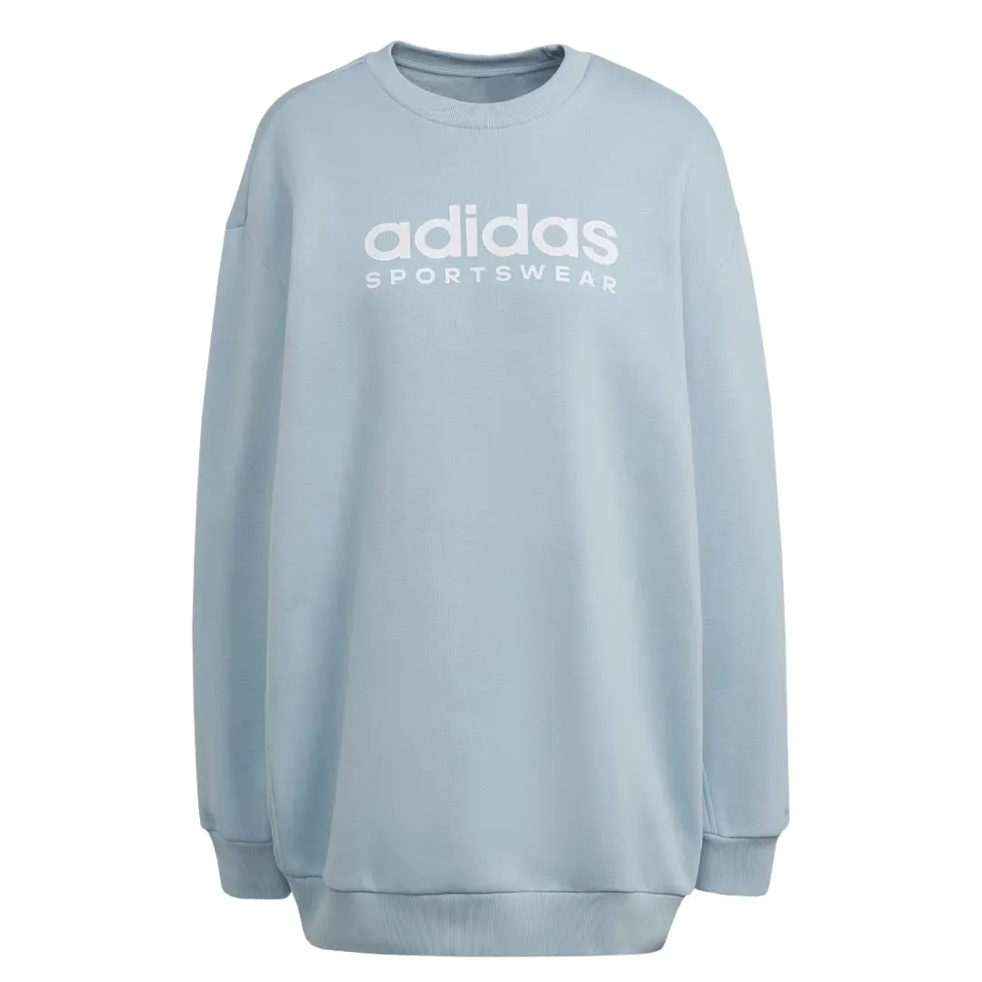 adidas - Women's All Season Fleece Graphic Sweatshirt (IL3248) Thermal Lining Polished Look