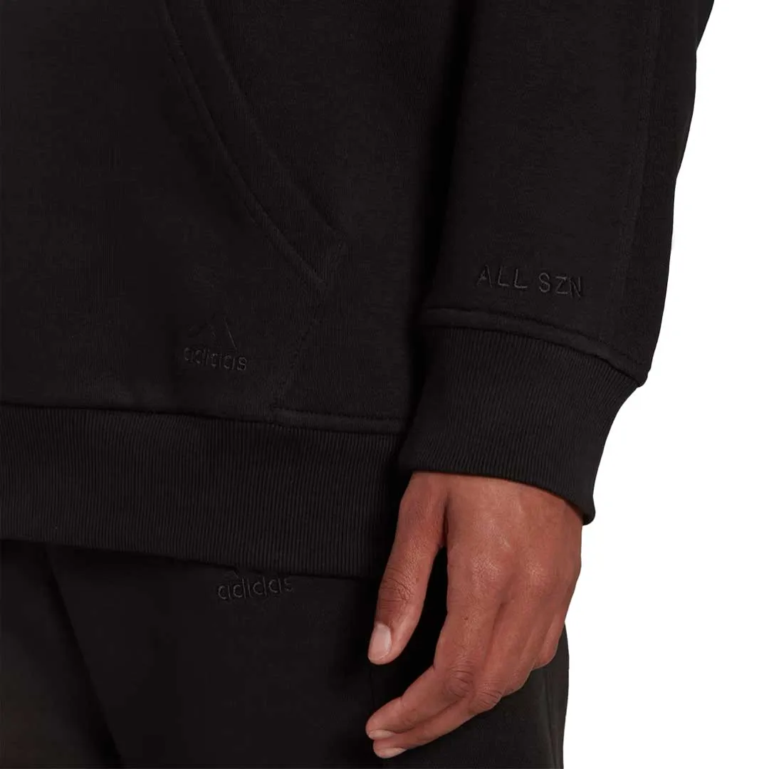 adidas - Women's All SZN Fleece Boyfriend Hoodie (HC8823) Non Irritating Edging Crisp Weather Fit