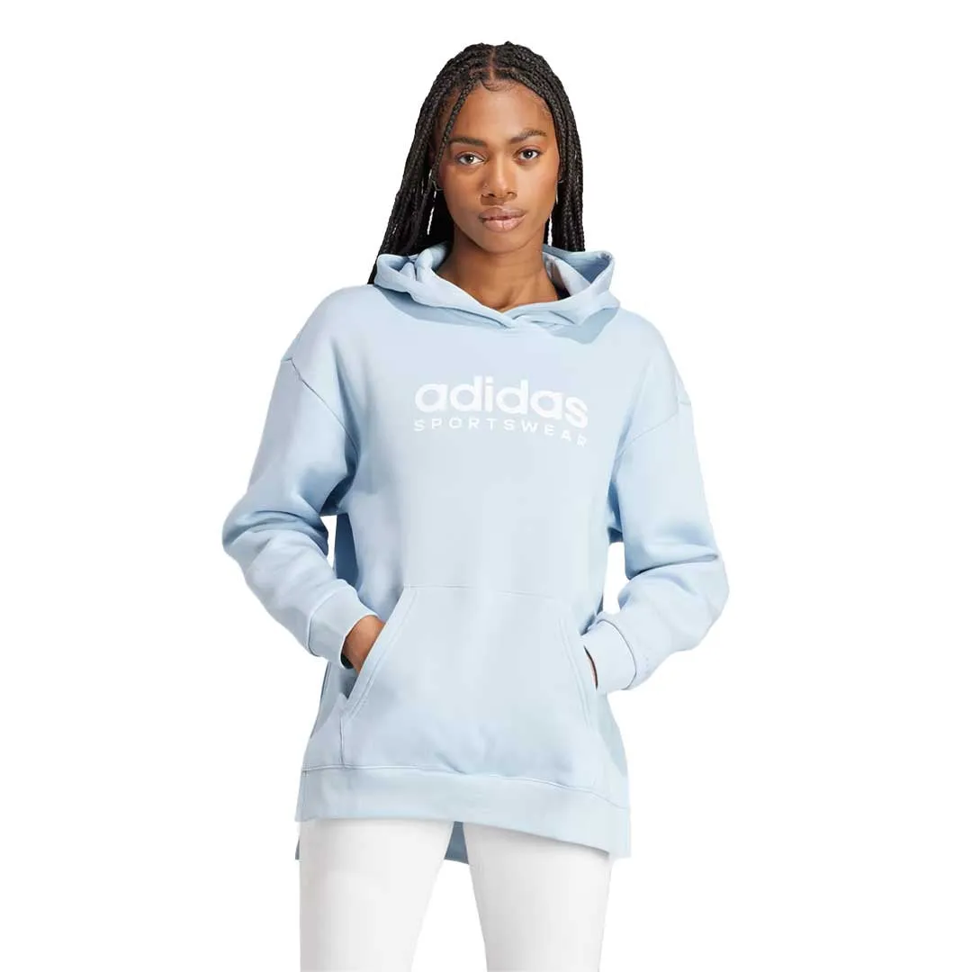 adidas - Women's All SZN Fleece Graphic Hoodie (IL3238) Bonded Seam Construction Ergonomic Articulation