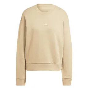 adidas - Women's All SZN Fleece Sweatshirt (IC6452) Hypoallergenic Interior Layer Classic Fit