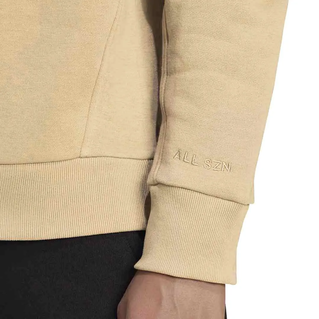 Stay Dry Interior Stand Collar adidas - Women's All SZN Fleece Sweatshirt (IC6452)