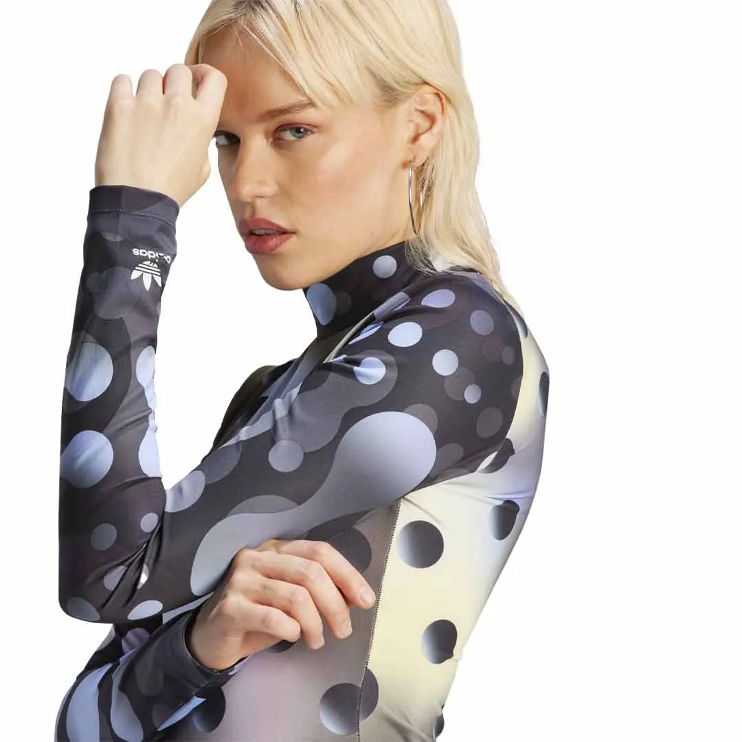 adidas - Women's Allover Print Bodysuit (H49673) AllDay Comfort Design