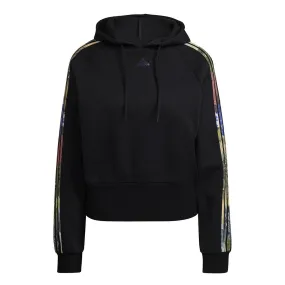 adidas - Women's Allover Print Hoodie (HI0028) Stretch Weave Fabric