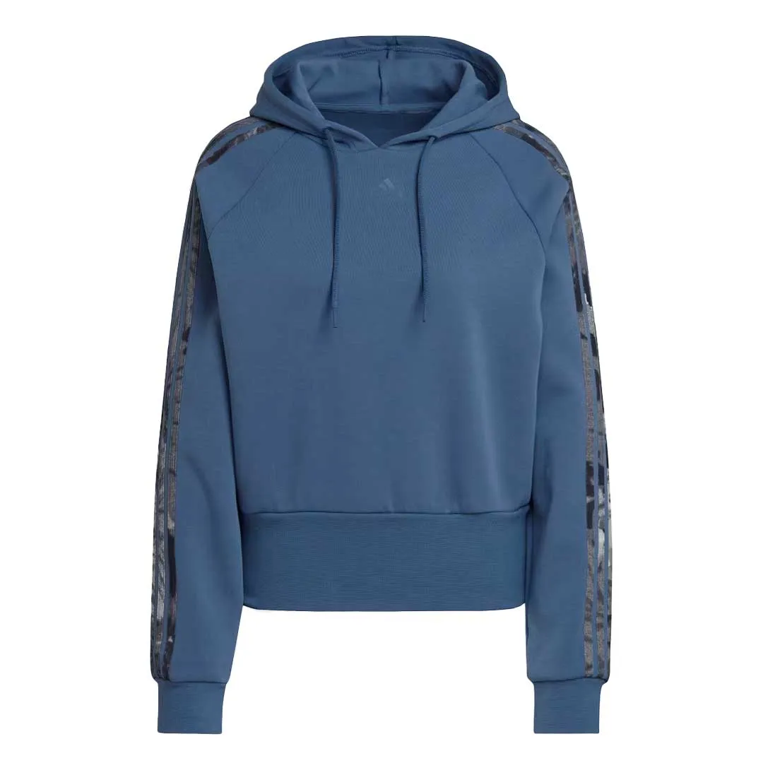 adidas - Women's Allover Print Hoodie (HP0792) Weatherproof Zipper Seals