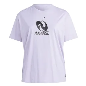 ErgonomicCut adidas - Women's Always Original Graphic Loose T-Shirt (Plus Size) (IC1522)