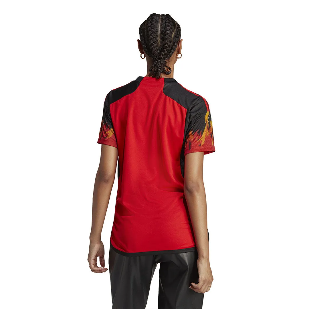 adidas - Women's Belgium 22 Home Jersey (HE6631) Soft Shell Ripstop Reinforcement