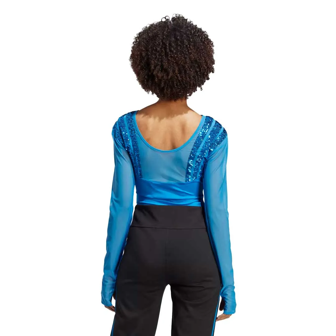 Abrasion Resistant Surface adidas - Women's Blue Version Santiago Bodysuit (HR3416)