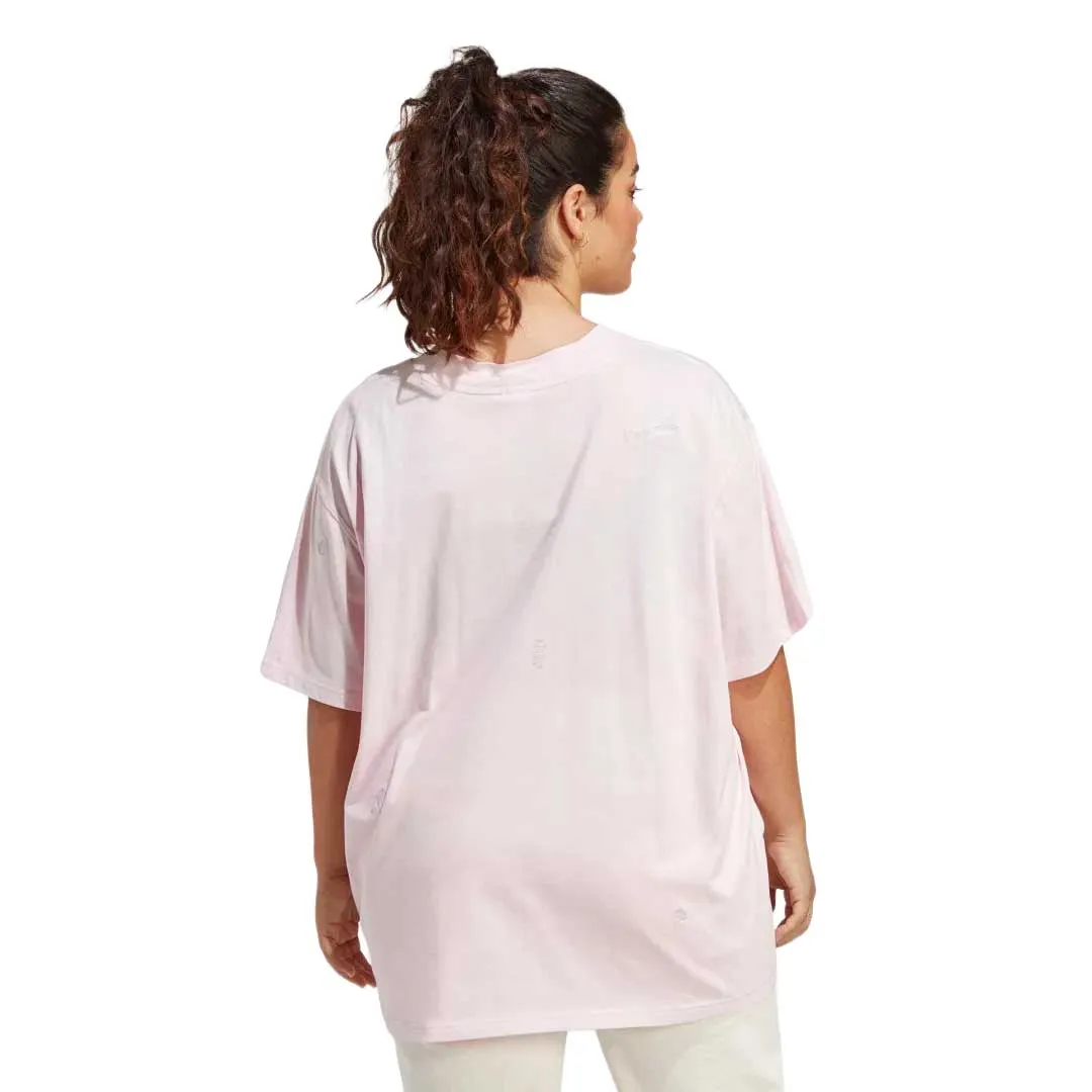 Convertible Features ReversibleStyle adidas - Women's Bluv Boyfriend T-Shirt (Plus Size) (IC8690)