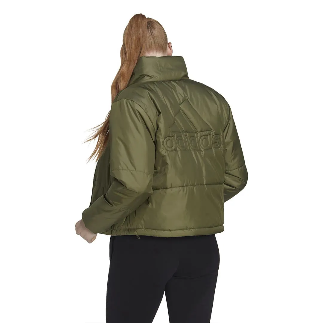adidas - Women's BSC Insulated Padded Jacket (HG8755) Morning Commute Gear Ventilated Back Panel