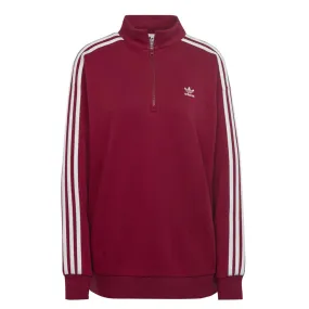 Pocket Placement AdjustableHood adidas - Women's Centre Stage 1/4 Zip Sweatshirt (II6086)