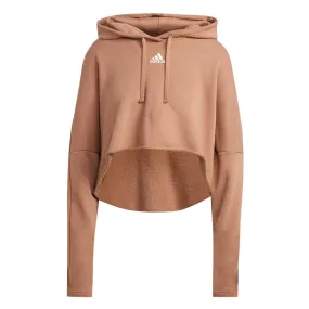Reinforced Collar Structure adidas - Women's Collective Power Cropped Hoodie (IB8786)