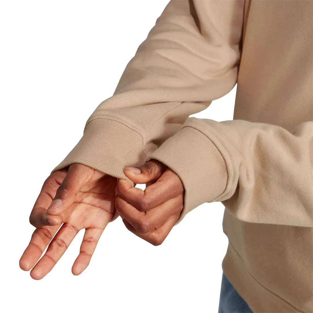 Glow In Dark Accents BondedSeams adidas - Women's Crest Embroidery Sweatshirt (II5642)