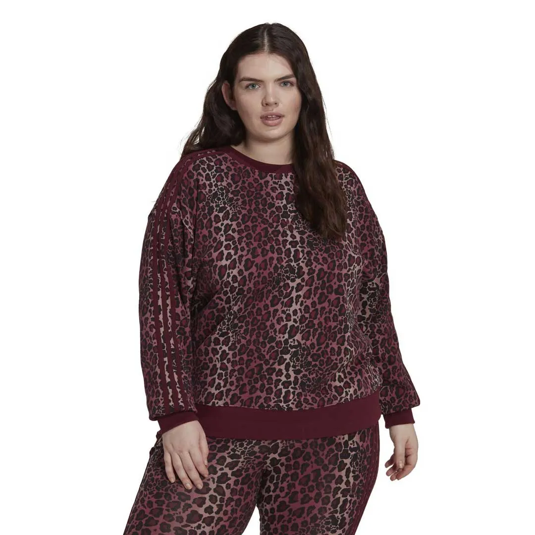 adidas - Women's Crew Sweatshirt (Plus Size) (HM6515) Compression Fit Design