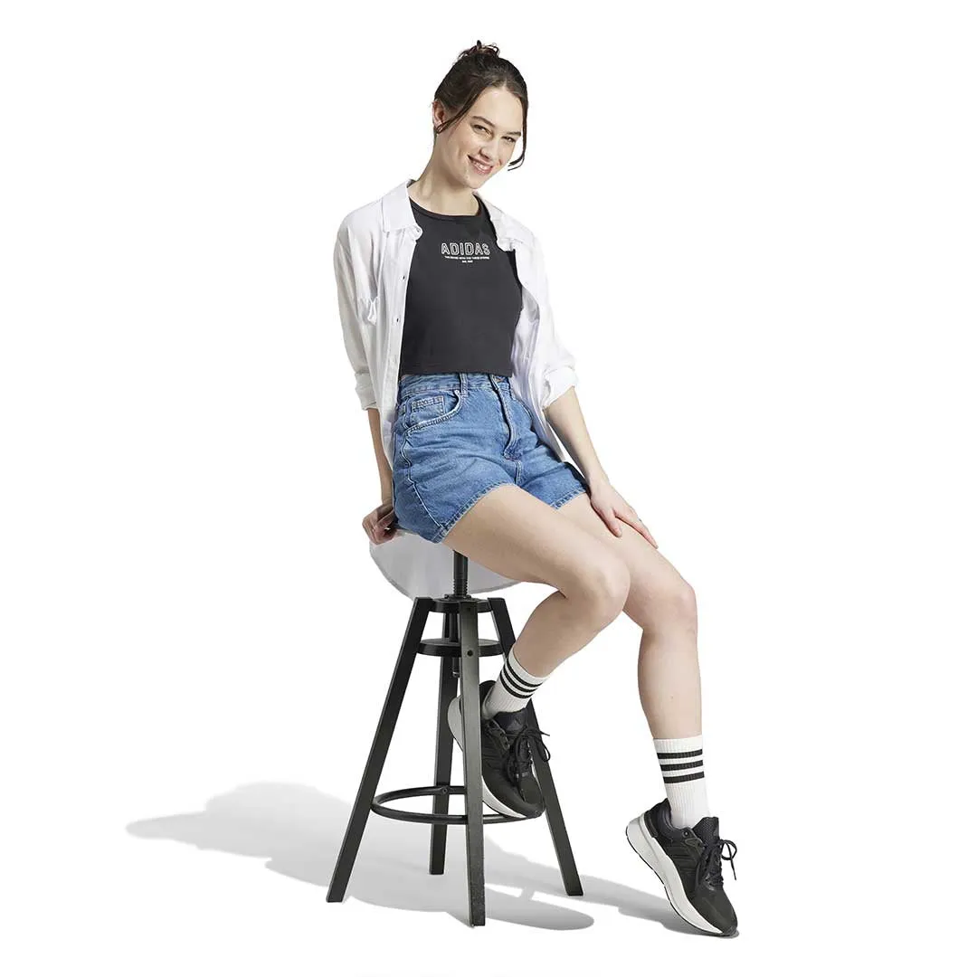 adidas - Women's Crop Sleeveless Top (IR8373) Lightweight Lining