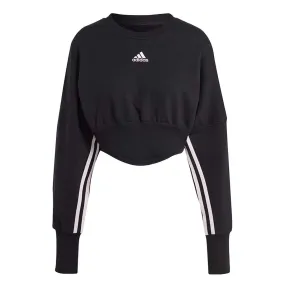 Go To Layer adidas - Women's Dance 3-Stripes Corset-Inspired Sweatshirt (IB4749)