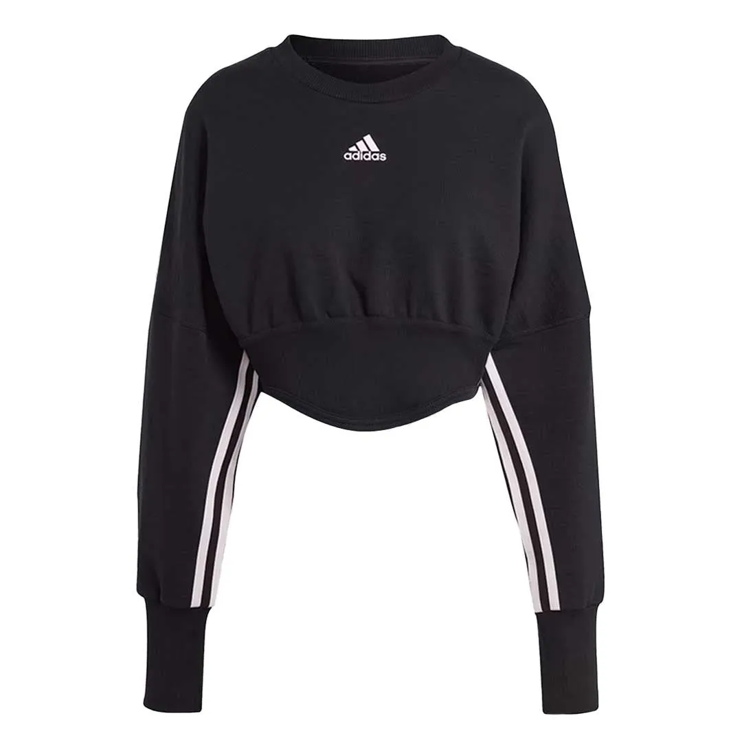 Go To Layer adidas - Women's Dance 3-Stripes Corset-Inspired Sweatshirt (IB4749)