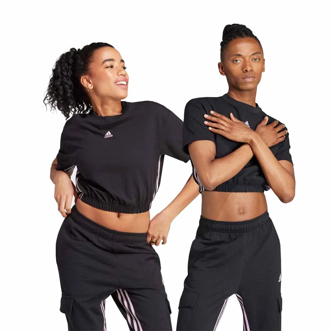 Erasable Stains Treatment adidas - Women's Dance 3-Stripes Crop T-Shirt (IA3184)