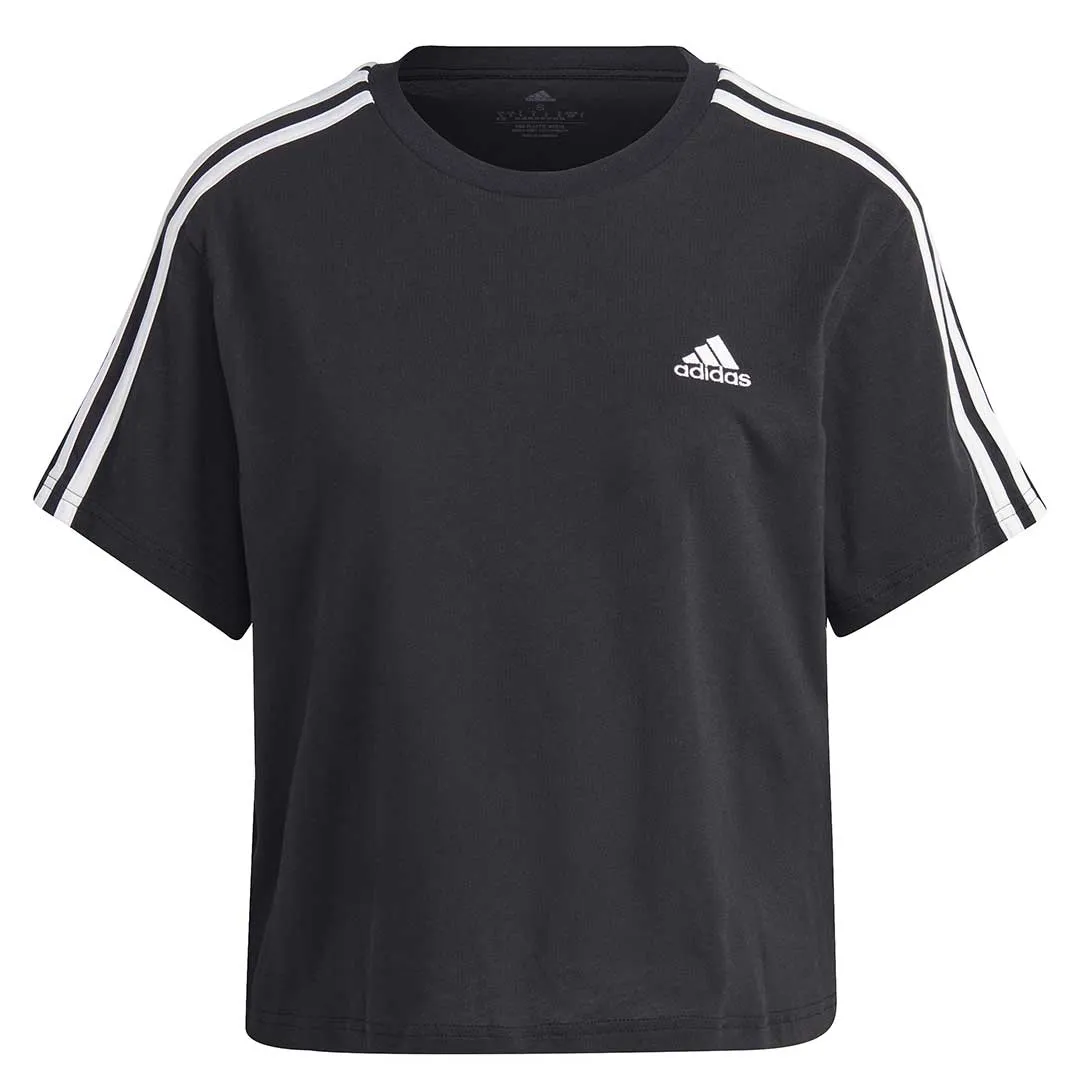 AntiStatic Lining adidas - Women's Essentials 3 Stripes Crop T-Shirt (HR4913)