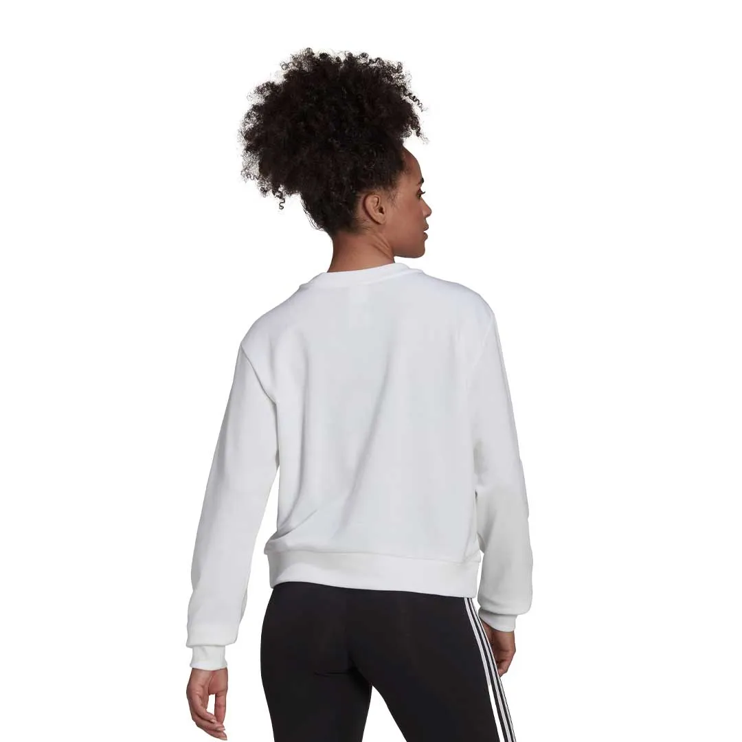 Eco Friendly Recycled Material adidas - Women's Essentials Logo Loose Sweatshirt (HD1783)