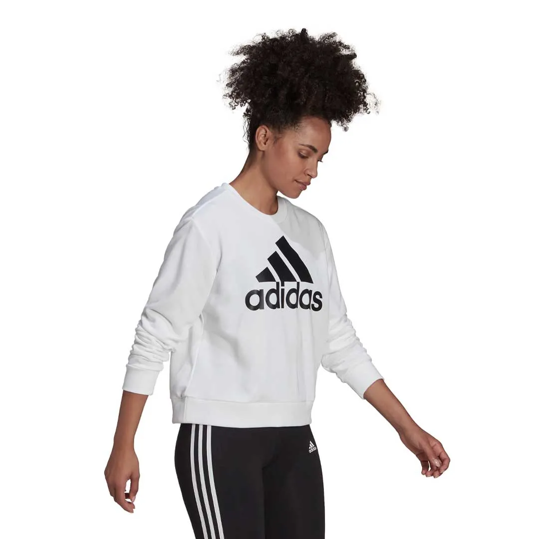 adidas - Women's Essentials Logo Loose Sweatshirt (HD1783) Flexible Knit