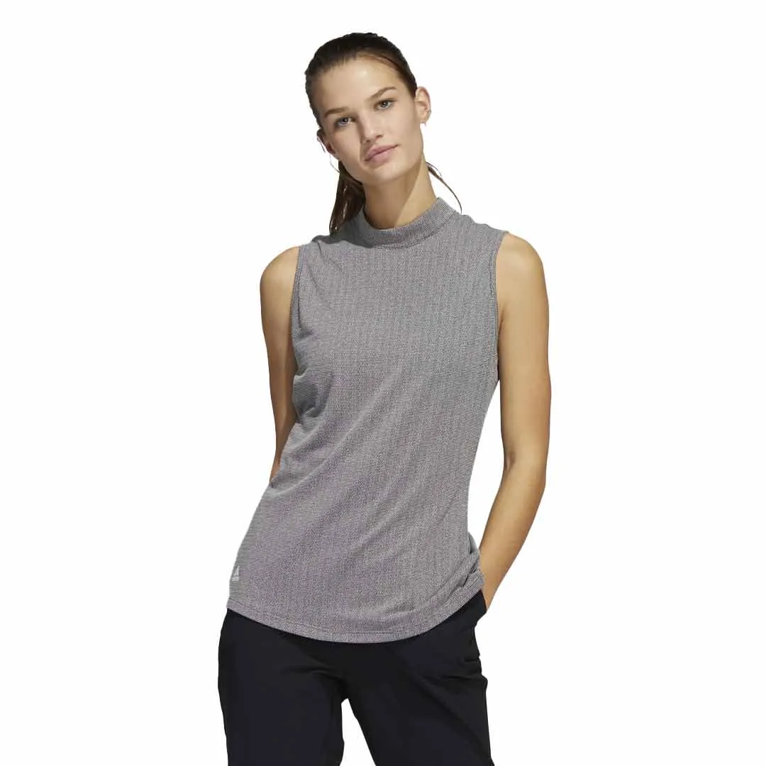 Heat Reflective Tech adidas - Women's Essentials Mock Neck Sleeveless Polo (HA3480)