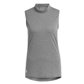 adidas - Women's Essentials Mock Neck Sleeveless Polo (HA3480) Noise Reduced Fabric