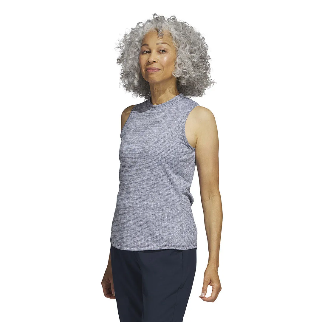 adidas - Women's Essentials Mock Neck Sleeveless Polo (HT1260) Bright Color Go To Layer