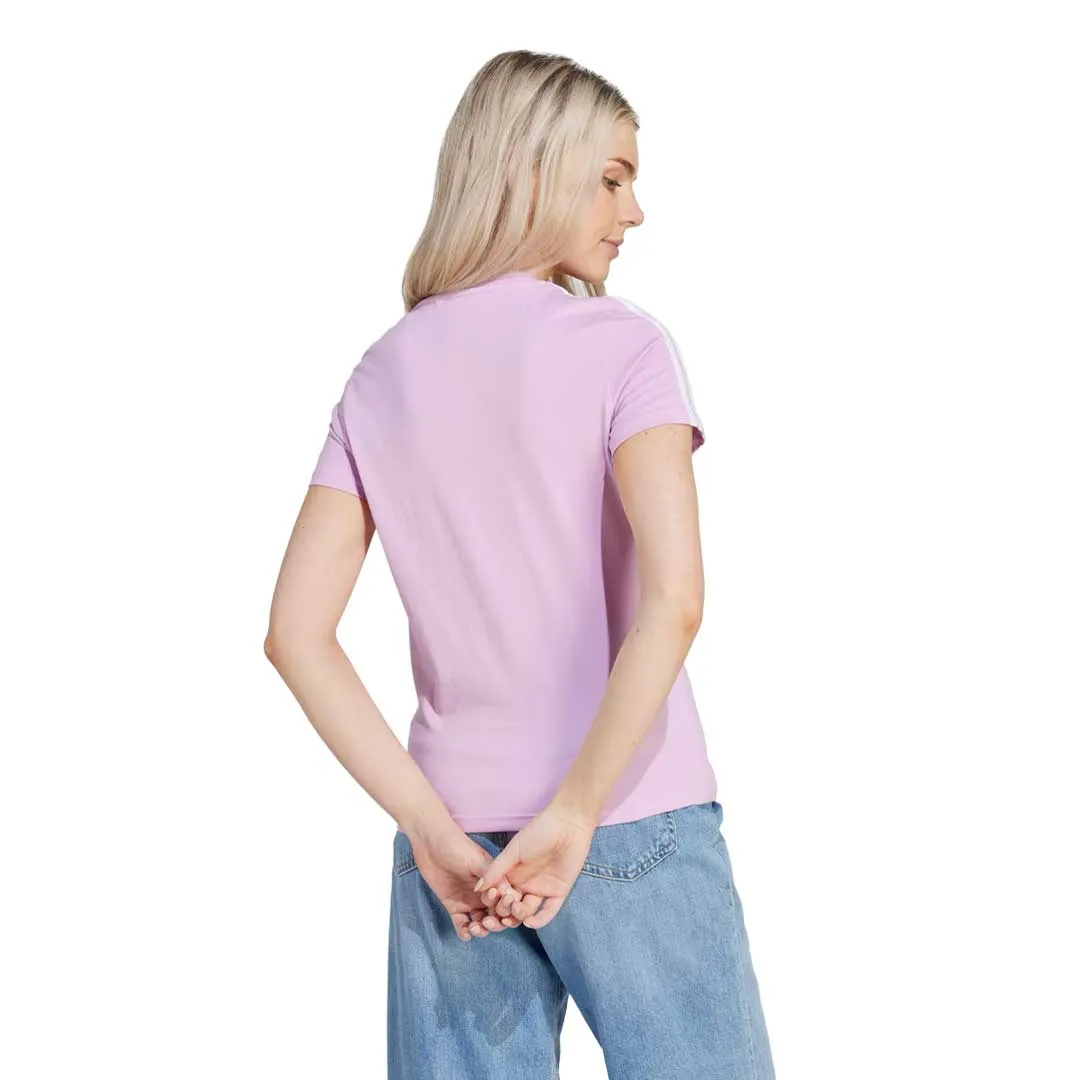 Water Repellent Coating adidas - Women's Essentials Slim 3-Stripes T-Shirt (IM2795)