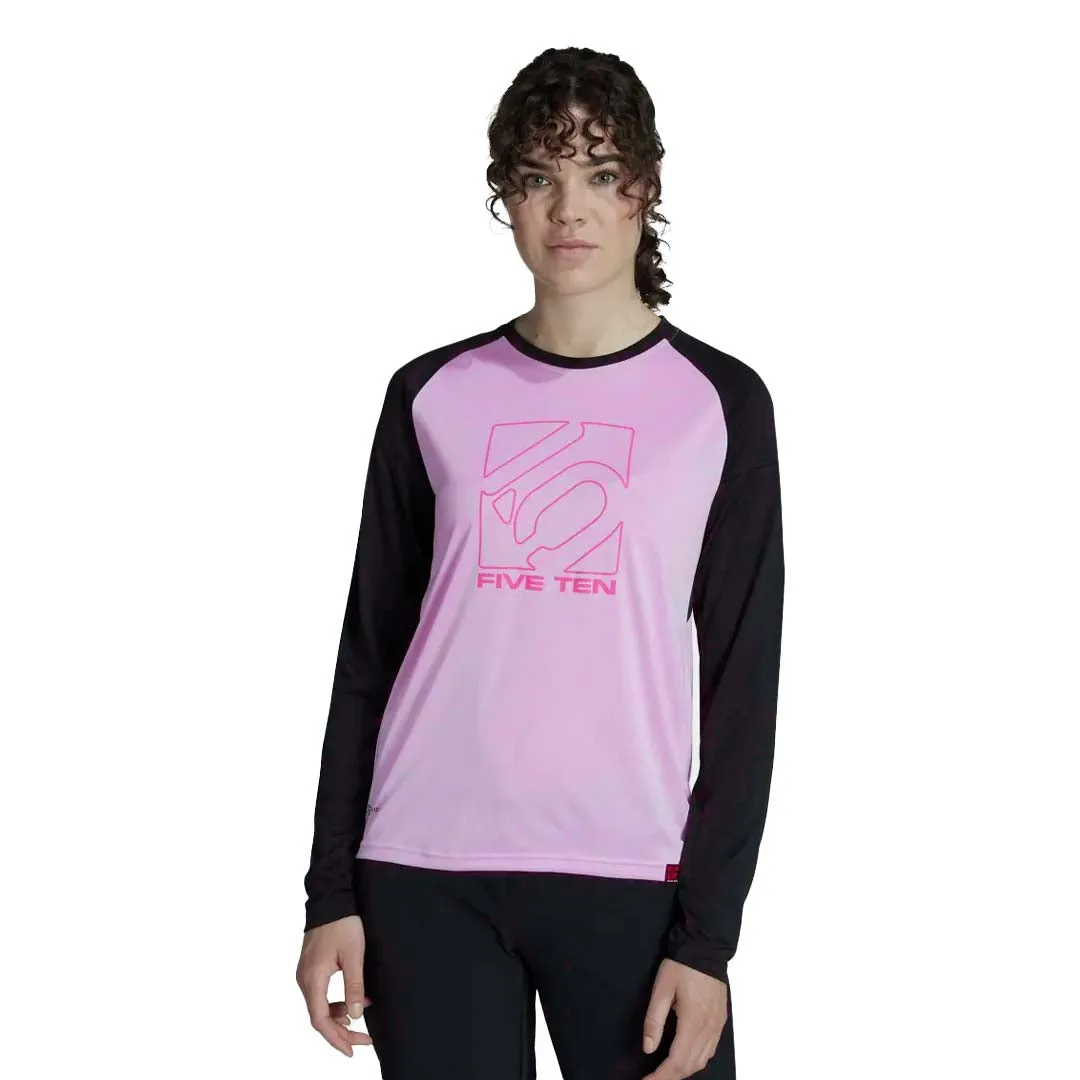 Sealed Seam Construction adidas - Women's Five Ten Long Sleeve Jersey BCA T-Shirt (HH7063)