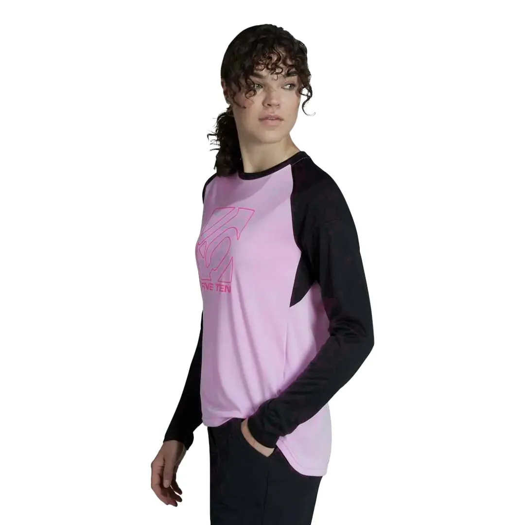 DurableOuterShell EcoFriendly Dye adidas - Women's Five Ten Long Sleeve Jersey BCA T-Shirt (HH7063)