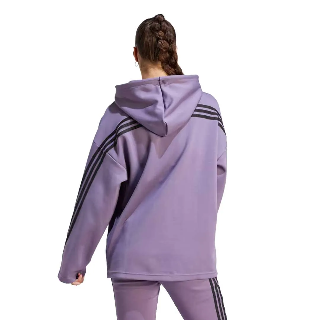 Modular Layering System WaterproofDesign adidas - Women's Future Icons 3-Stripes Hoodie (IL3023)