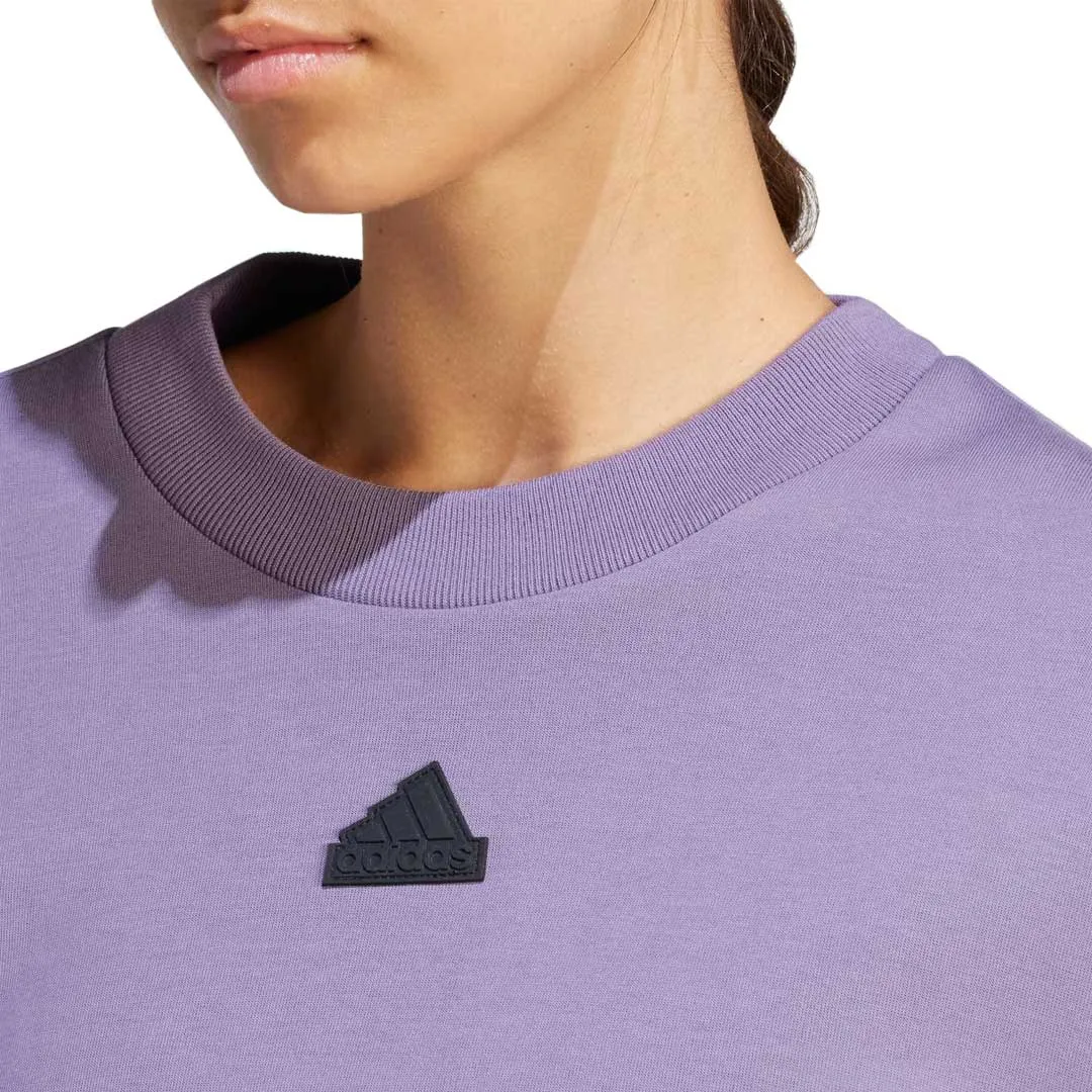 Ergonomic Drape Wet Wicking adidas - Women's Future Icons 3-Stripes Sweatshirt (IL3057)