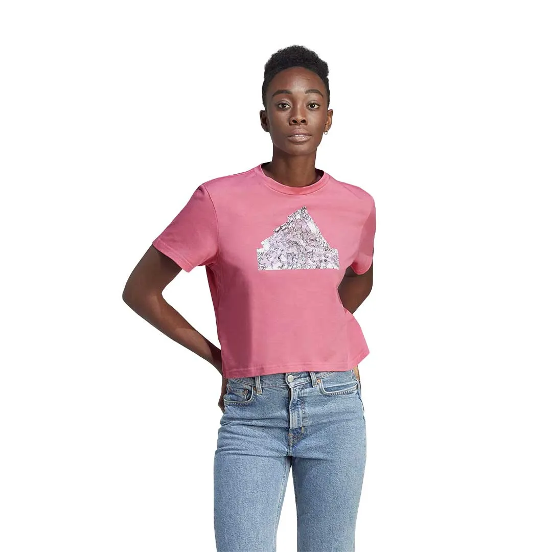 Ethical Manufacturing adidas - Women's Future Icons Graphic Crop T-Shirt (II6074)