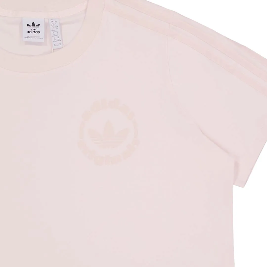 adidas - Women's Graphic T-Shirt (Plus Size) (IC6048) Single Buttons