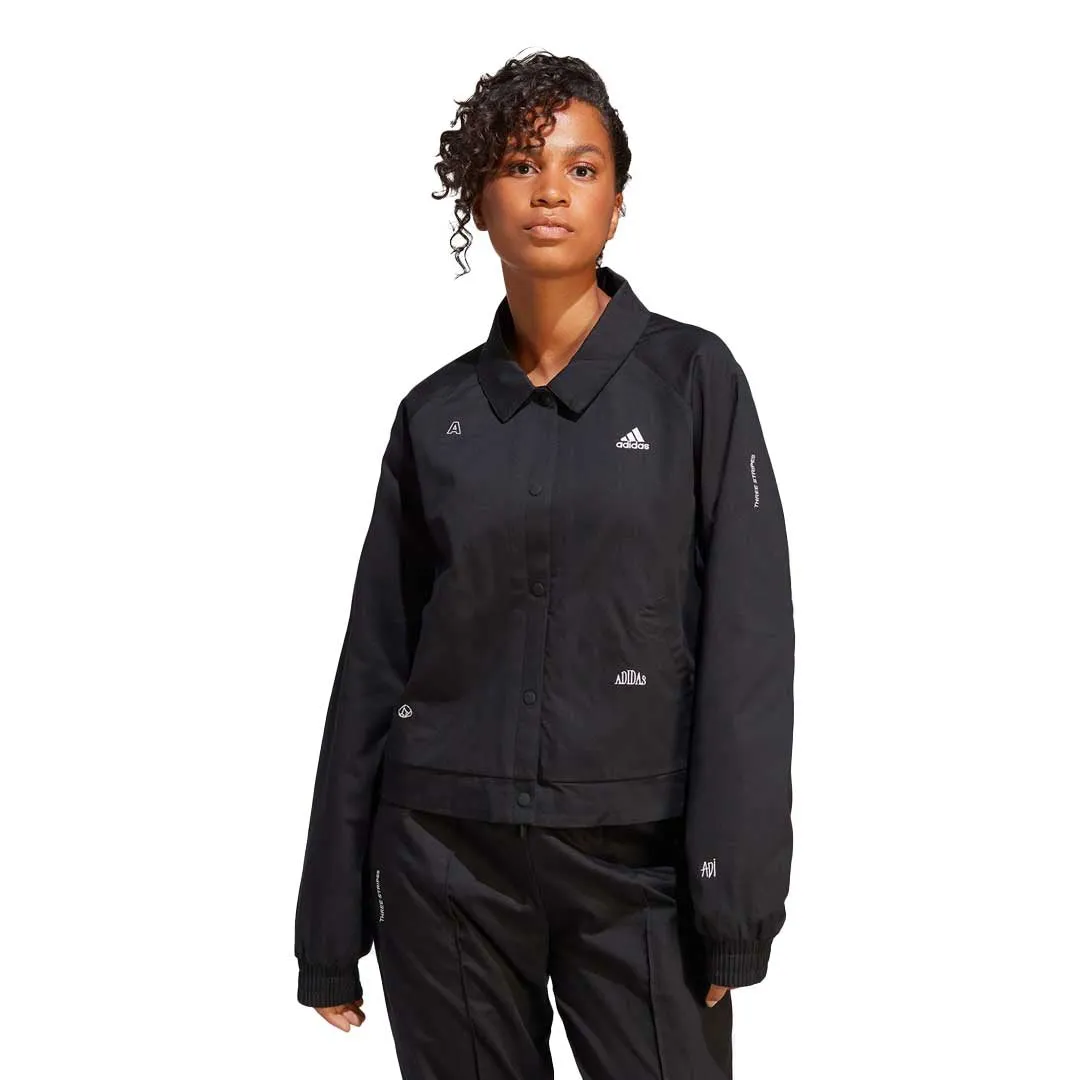 adidas - Women's Healing Graphics Track Top (IC0800) Rugged Style All Season Adaptability