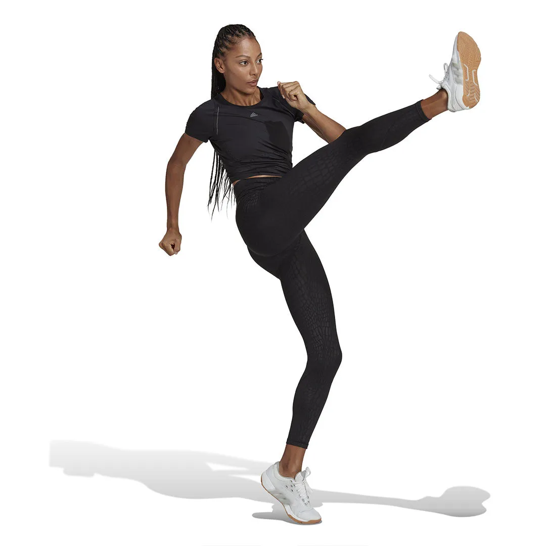 adidas - Women's HIIT 45 Seconds Crop T-Shirt (HM8096) On The Go Layer Cozy Street Style