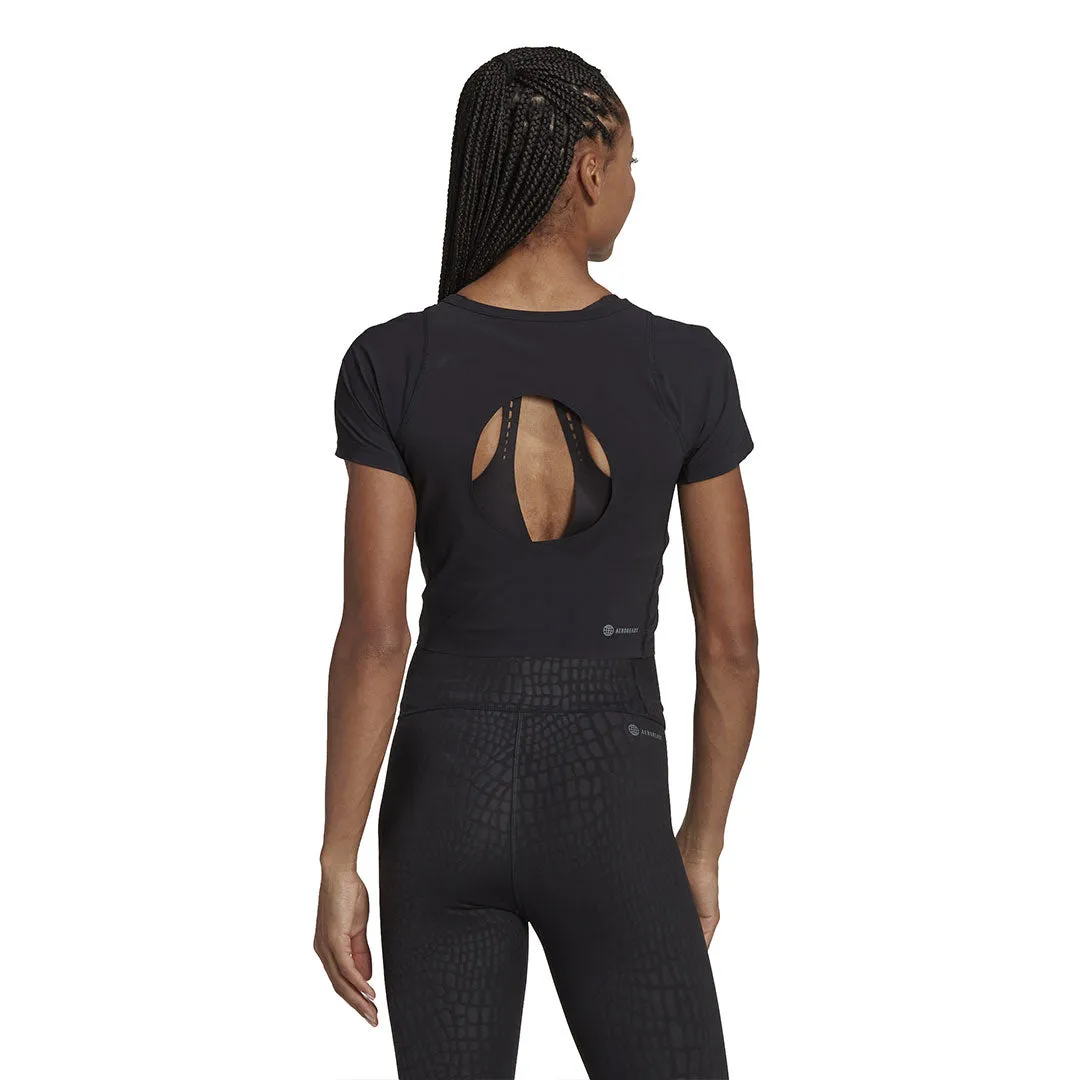 adidas - Women's HIIT 45 Seconds Crop T-Shirt (HM8096) Style Staple